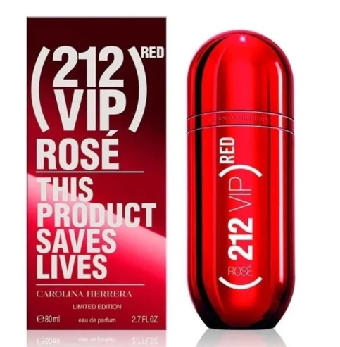 Perfume 212 VIP Rose Red Carolina Herrera mujer 80ml EDP 